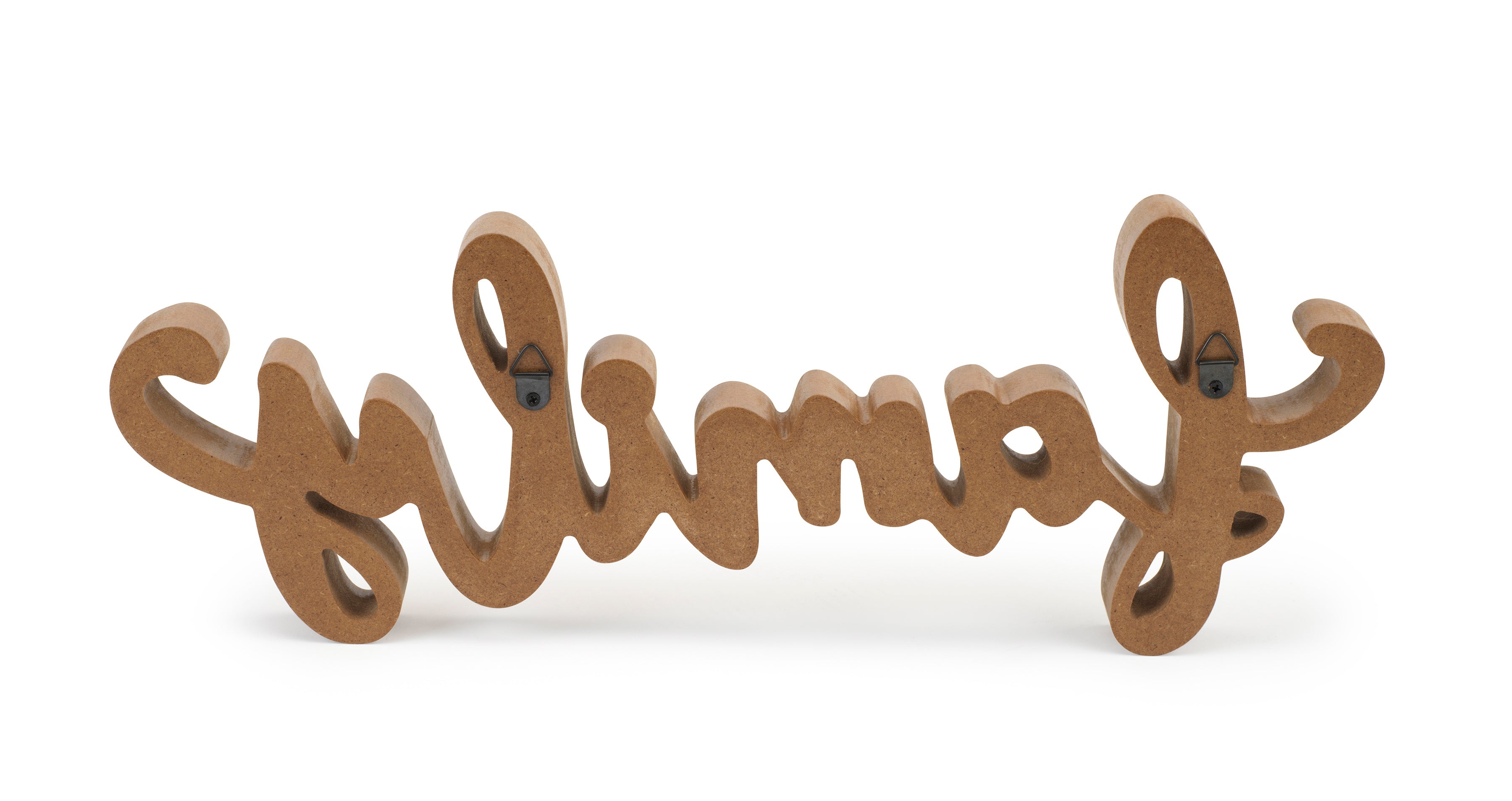 Rustic Wooden “Family” Sign – Farmhouse Style Tabletop Décor