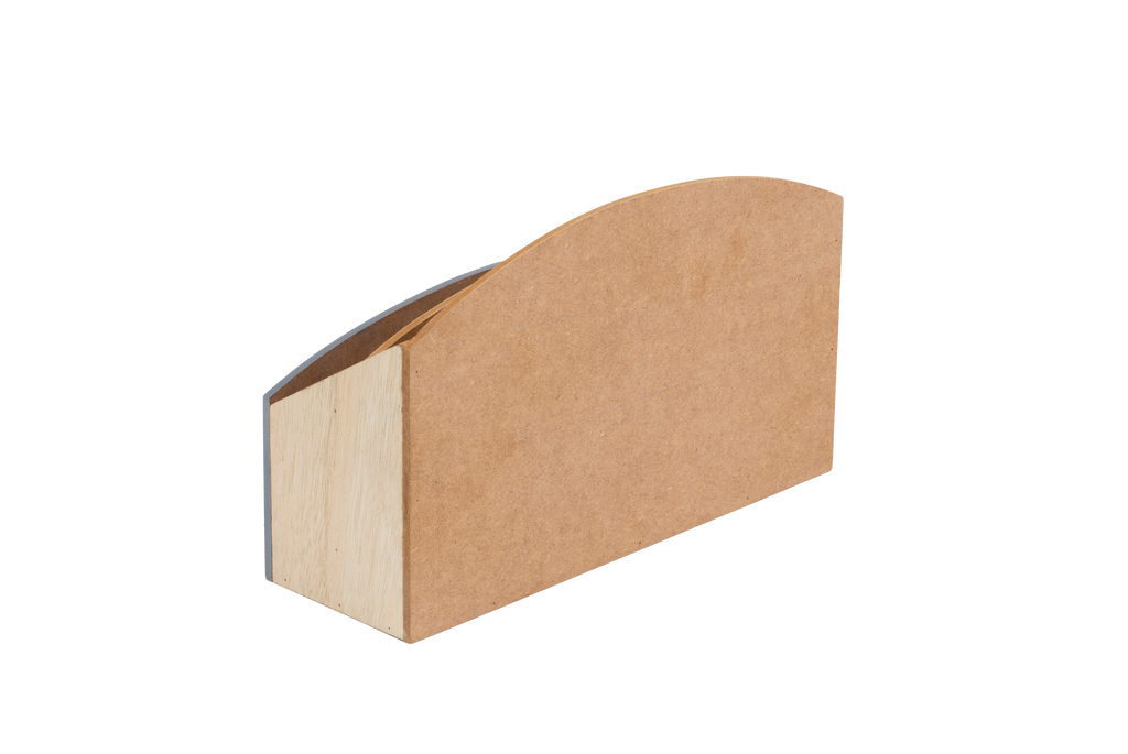 Wooden Mail Organizer with Letter Opener – Rustic Desk & Entryway Storage