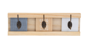 10 Street Home Wall Mount Coat Rack with 4 Adjustable Coat Hooks, for Entryway, Bedroom and Bathroom; Hat Rack, Towel Rack, Natural Wood, Easy to Install