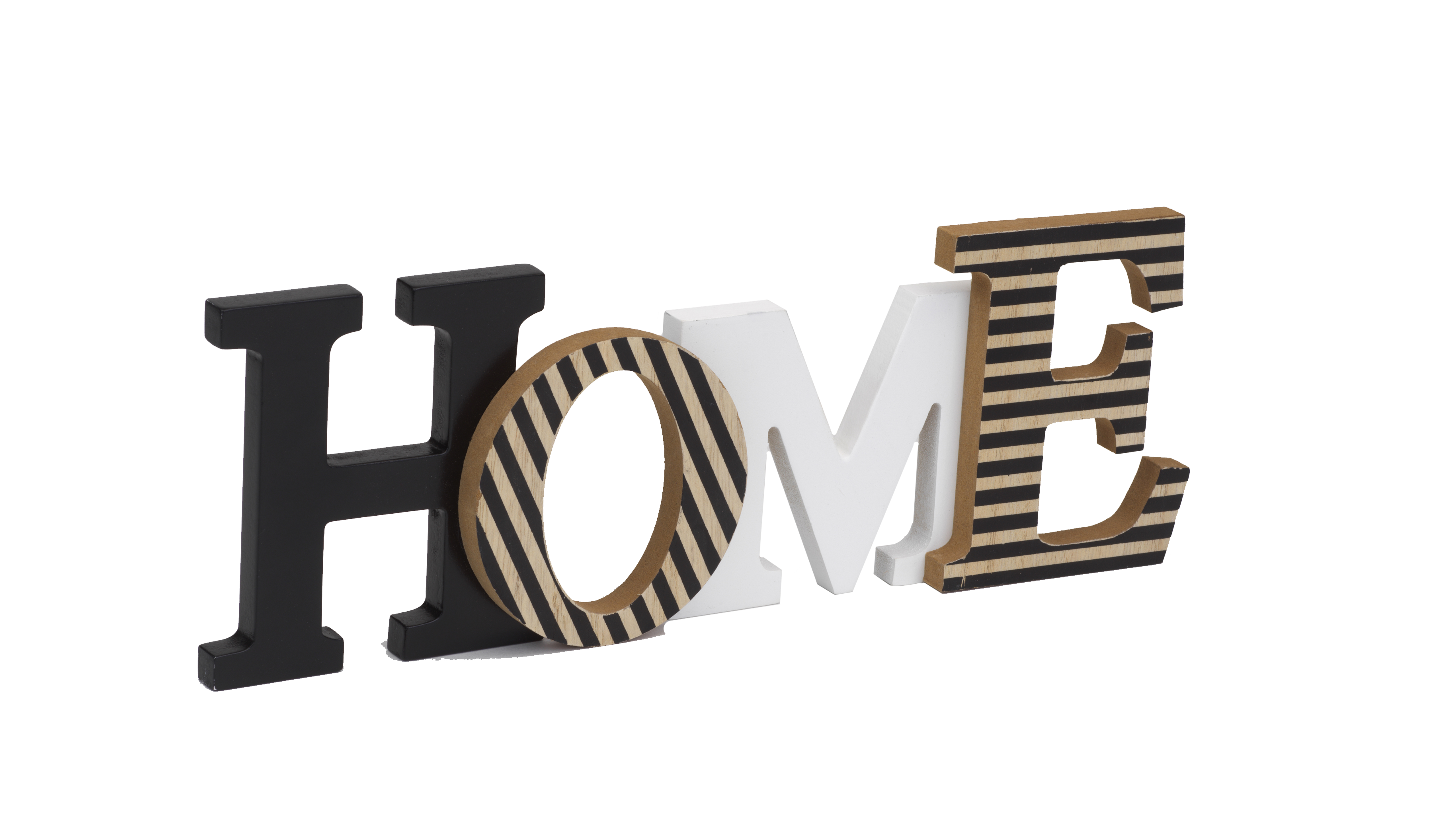 Modern Rustic Wood Home Decorative Sign, Standing or Wall Mount Cutout Word Decor, Living Room Accent, Home Letters Wood
